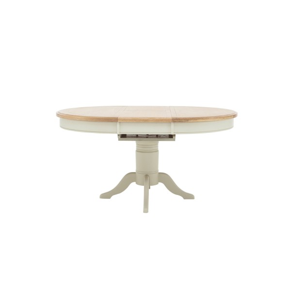 ANG 1.3m Round Extending Dining Table