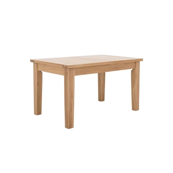 132cm Oak Extending Dining Table 