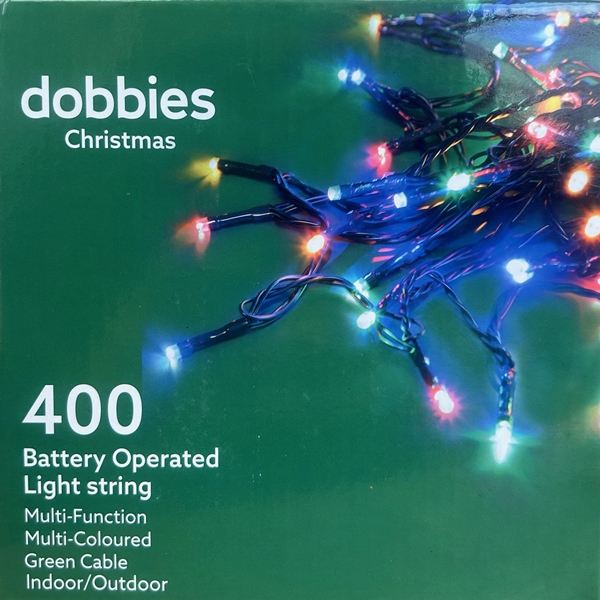 400 Multi Coloured Light String