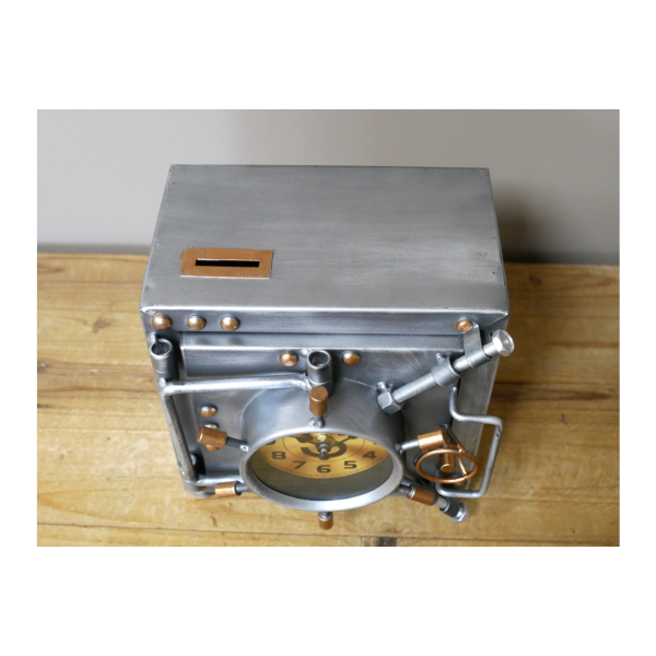 Bank Vault Clock/Money Bank