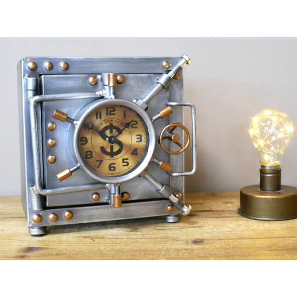 Bank Vault Clock/Money Bank