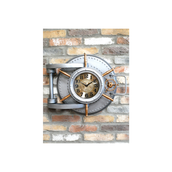 Wall Mounted Bank Vault Clock