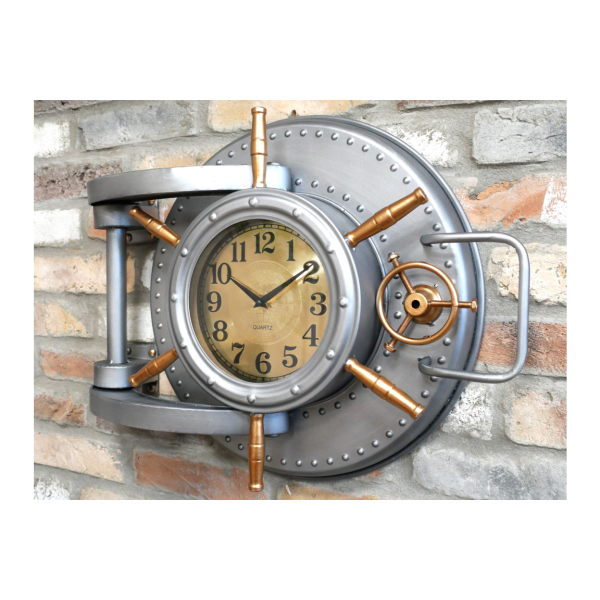 Wall Mounted Bank Vault Clock