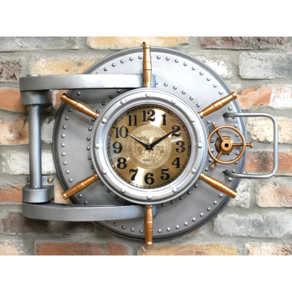 Wall Mounted Bank Vault Clock