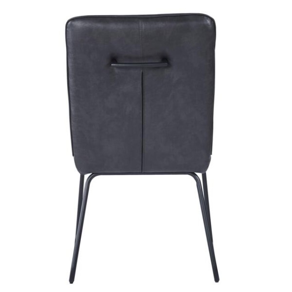 Hew PU Dark Grey Dining Chair