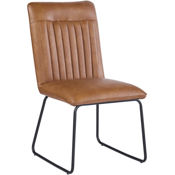 Hew PU Brown Dining Chair