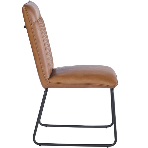 Hew PU Brown Dining Chair