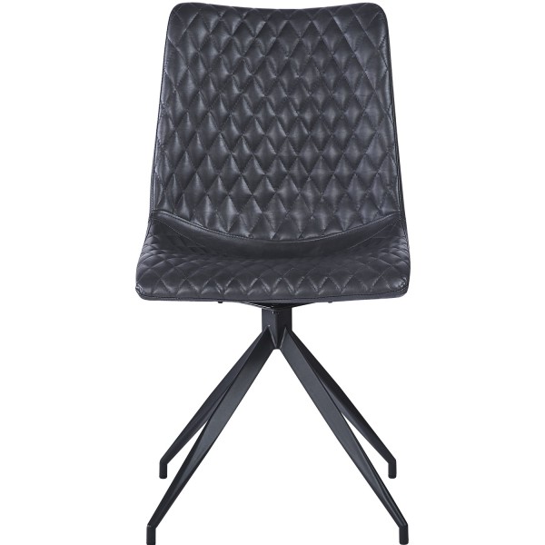 VALI Pu Dark Grey - Swivel Black Legs