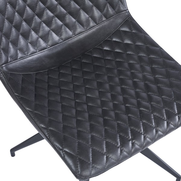 VALI Pu Dark Grey - Swivel Black Legs