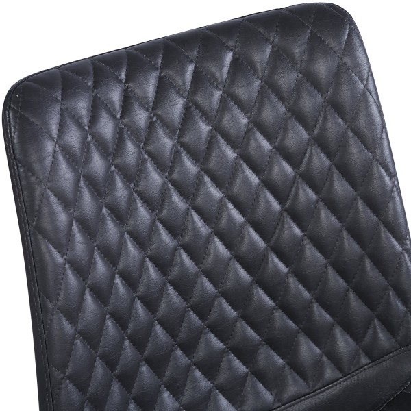 VALI Pu Dark Grey - Swivel Black Legs