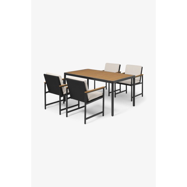 MADE.com Sassari Garden 4 Seater Dining Set