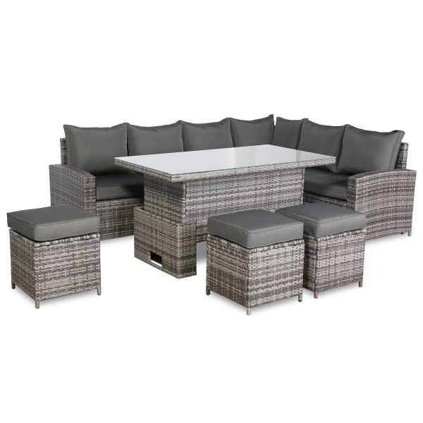 Henley RH and LH Corner Grey Garden Sets