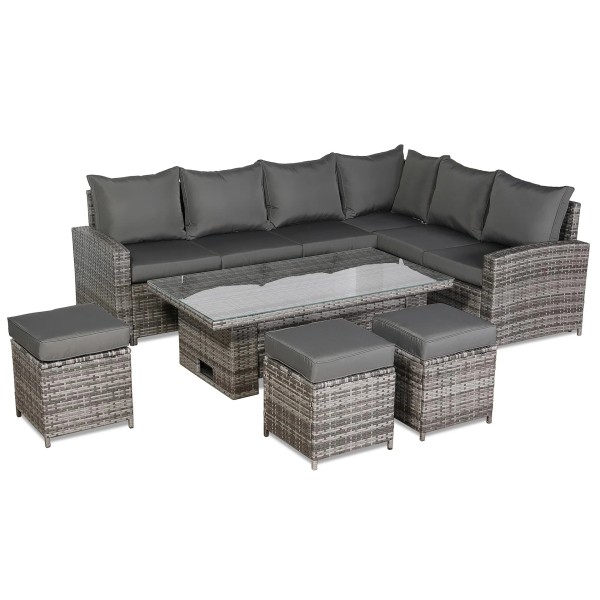 Henley RH and LH Corner Grey Garden Sets
