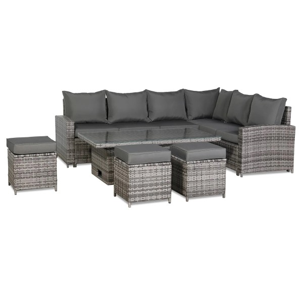 Henley RH and LH Corner Grey Garden Sets