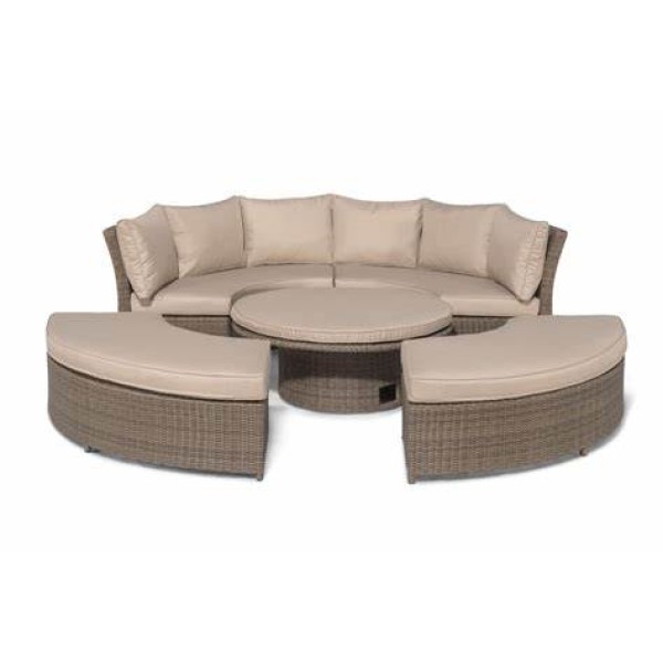 Maze Rattan Winchester Lifestyle Suite with Rising Table