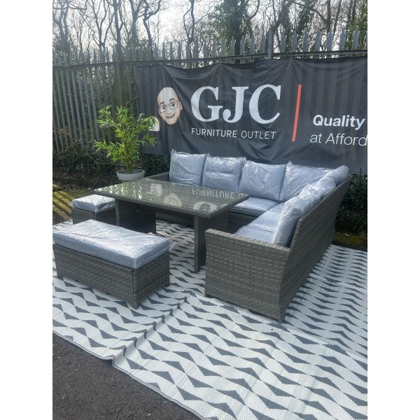 Palma Grey Corner Lounge Set