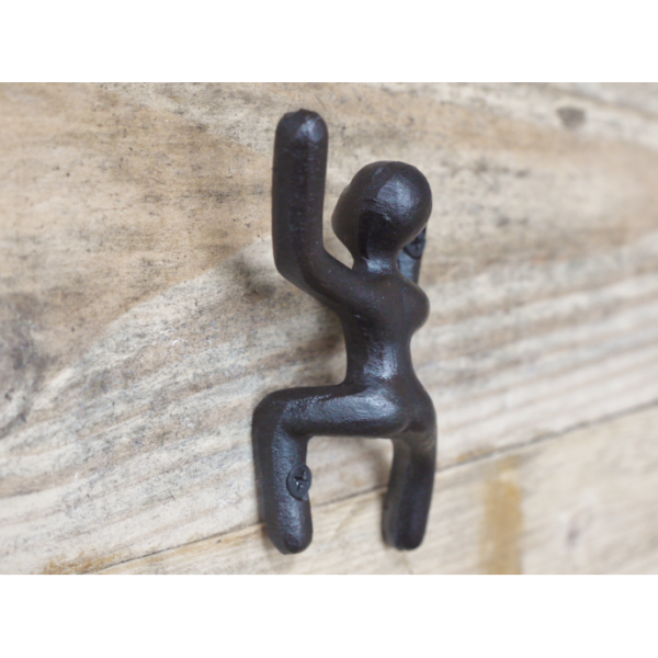 Climbing Man Coat Hook (Left Handed)