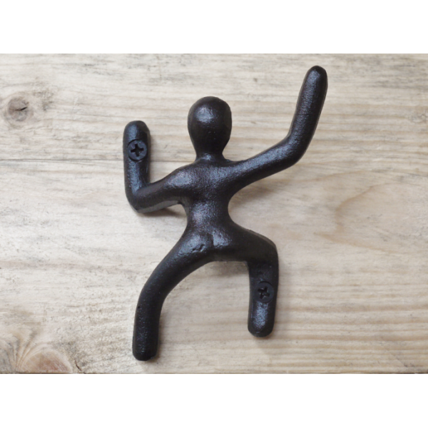 Climbing Man Coat Hook (Right Handed)