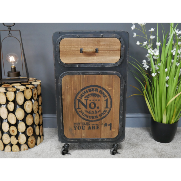 Industrial Bedside Cabinet