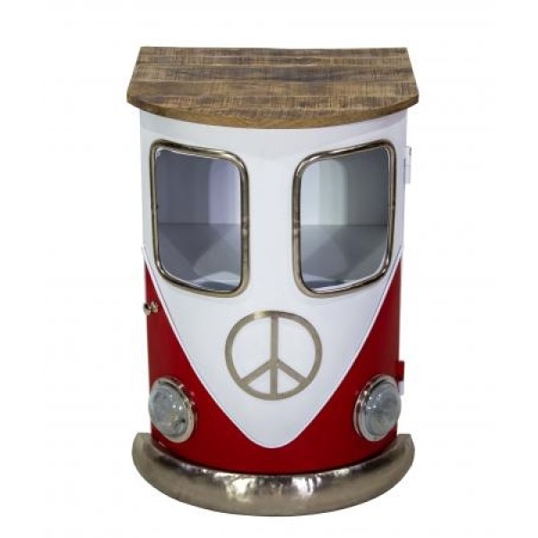 Red Campervan Side Table
