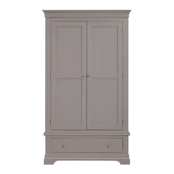 Province Grey 2 Door 2 Drawer Wardrobe