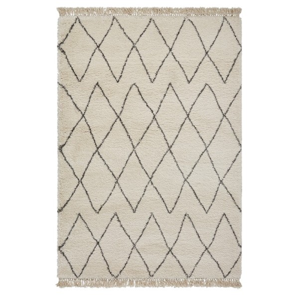 Boho 8280 Cream and Grey 120cm x 170cm