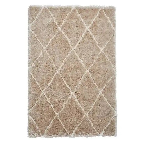 Morocco 2491 Beige and Cream Rug 150cm x 230cm