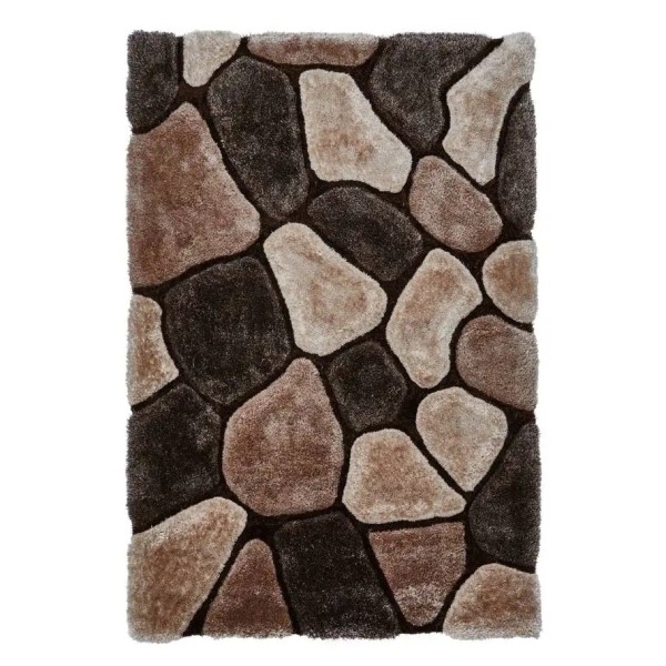 Noble House Pebbles 5858 Beige Brown Rug 150cm x 230cm