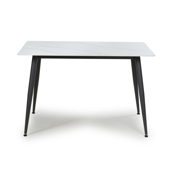 Monaco 1.2m White Dining Table