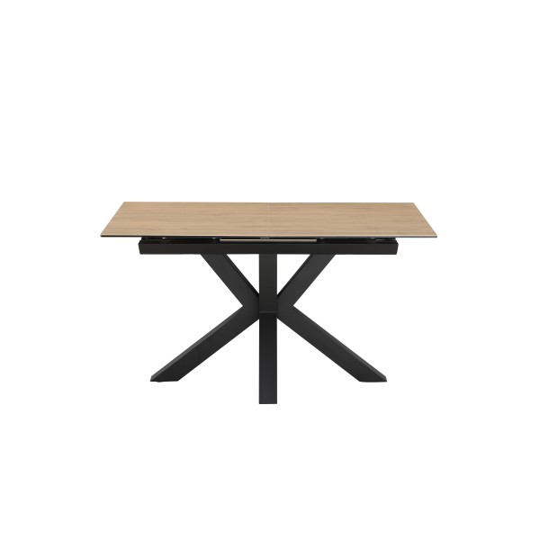 Oak Veneer 1.2m Butterfly Extending Table