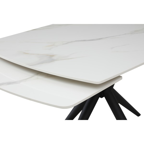 Kass Gold 1.2m Extending Dining Table