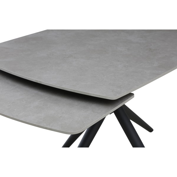 Medium Grey 1.2m Extending Dining Table