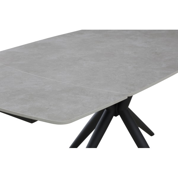 Medium Grey 1.2m Extending Dining Table