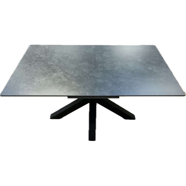 Dark Grey 1.4m Ceramic extending dining table