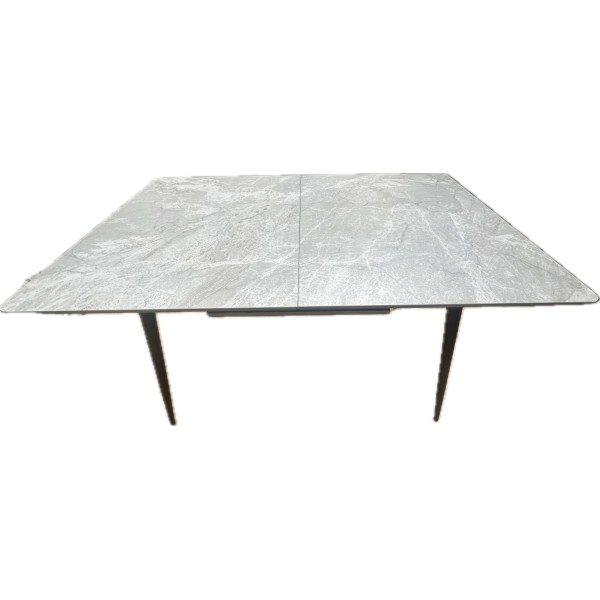 Medium Grey Sintered Stone (Ceramic) 1.3m Extending Dining Table