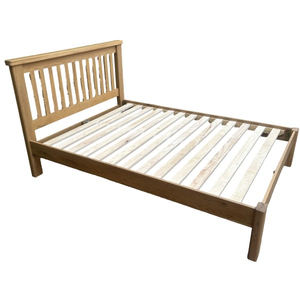 York Oak Double 4ft 6' Bed
