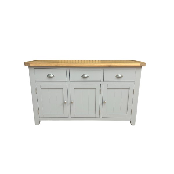 York Painted 3 Drawer 3 Door Sideboard