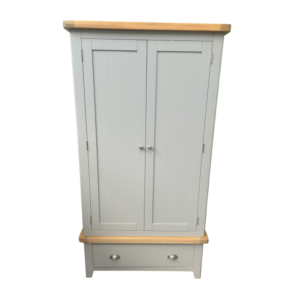 York Painted Double Wardrobe